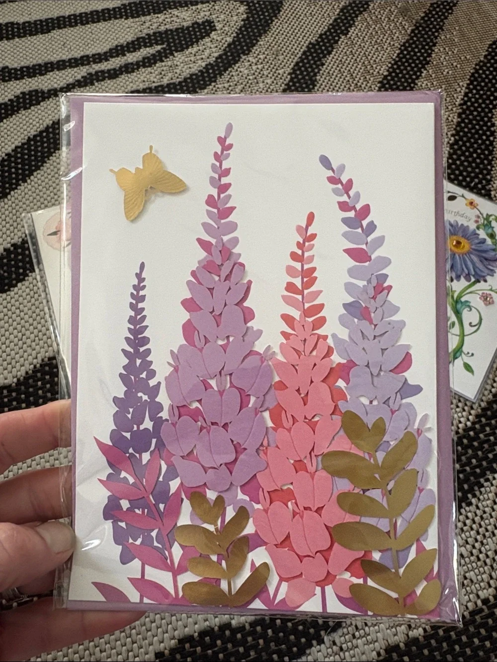 🆕Bundle Of 4 Floral Papyrus Greeting Cards